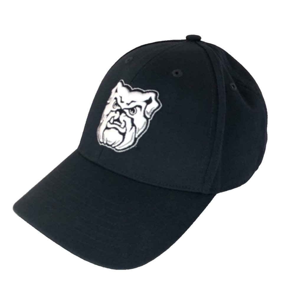 OTS Hat Adult Osfa Black‎ White Georgia Bulldogs Adjustable Hook & Loop UGA